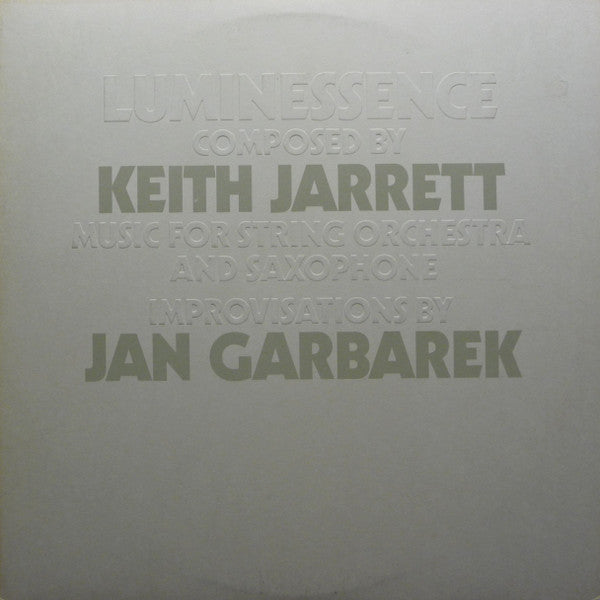Keith Jarrett / Jan Garbarek – Luminessence LP