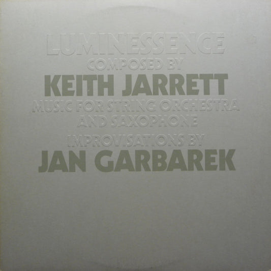 Keith Jarrett / Jan Garbarek – Luminessence LP