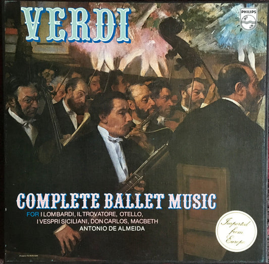 Verdi / Antonio De Almeida - Complete Ballet Music 2LP