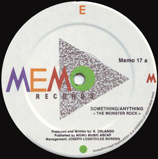 Something/Anything – The Monster Rock 12"