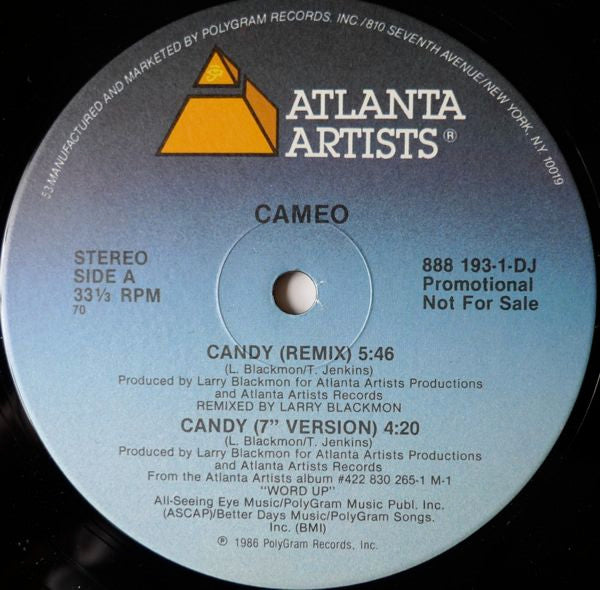 Cameo – Candy (Promo) 12"