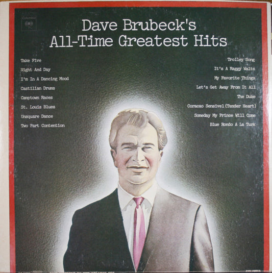 Dave Brubeck - All Time Greatest Hits LP