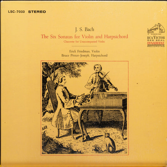 J.S. Bach, Erick Friedman, Bruce Prince-Joseph – The Six Sonatas For Violin And Harpsichord / Chaconne For Unaccompanied Violin 2LP Box Set