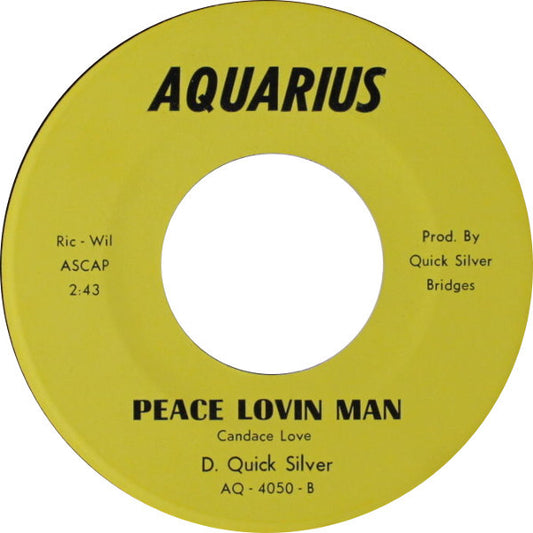 Candace Love – Peace Lovin Man / Something Gonna Happen 7"