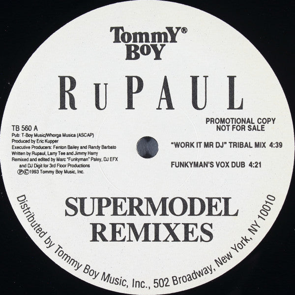 RuPaul - Supermodel Remixes 12"