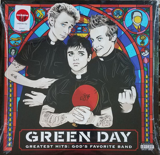 Green Day – Greatest Hits: God's Favorite Band (Target Exclusive, Translucent Cobalt Blue) 2LP