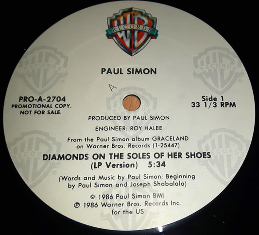 Paul Simon – Diamonds On The Soles Of Her Shoes 12"