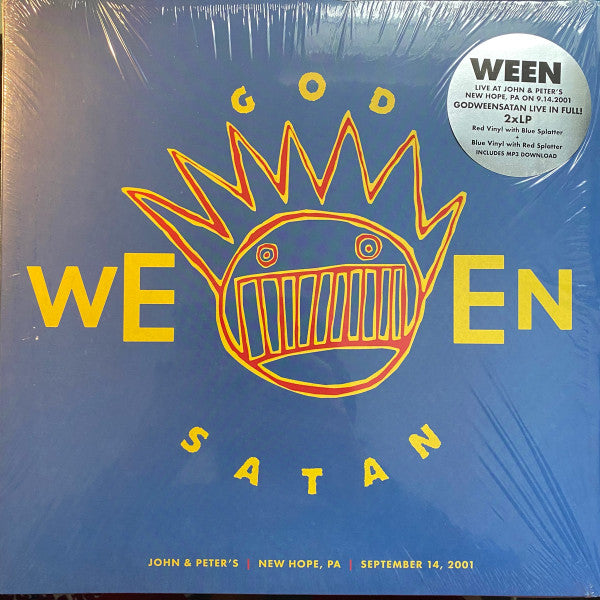 Ween – God Ween Satan: Live (Red w/ Blue Splatter Vinyl) LP