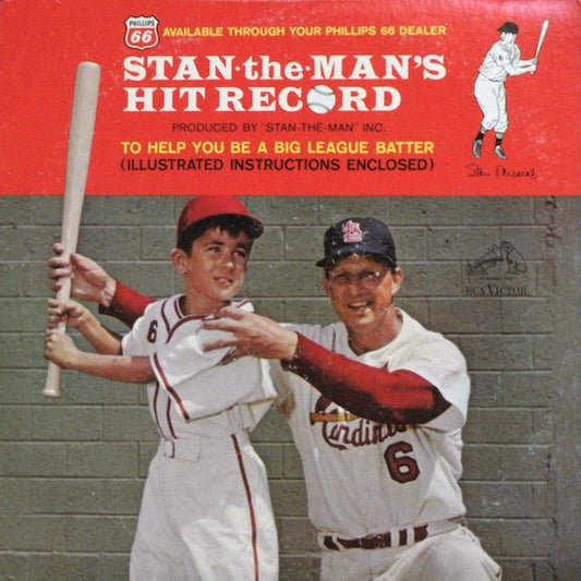 Stan Musial With Joe Garagiola – Stan-The-Man's Hit Record (To Help You Be A Big League Batter) LP