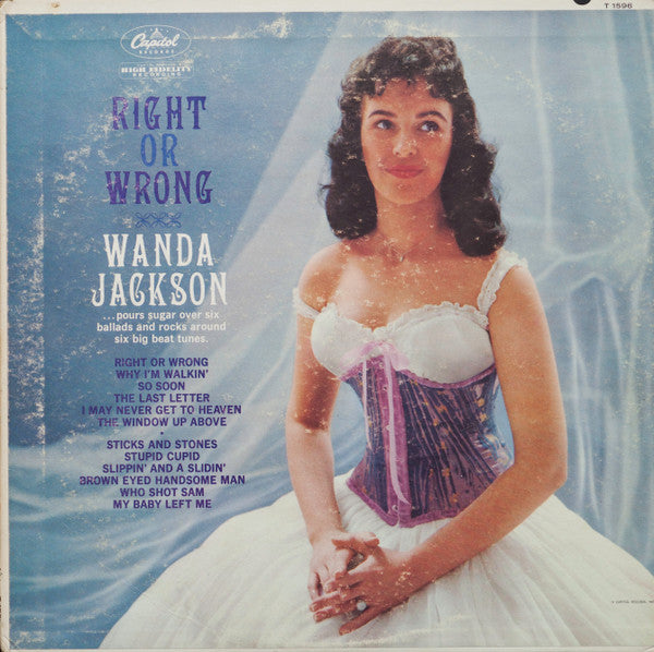Wanda Jackson – Right Or Wrong LP