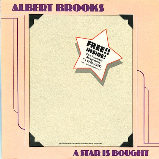 Albert Brooks - A Star Is Bought (Promo) LP