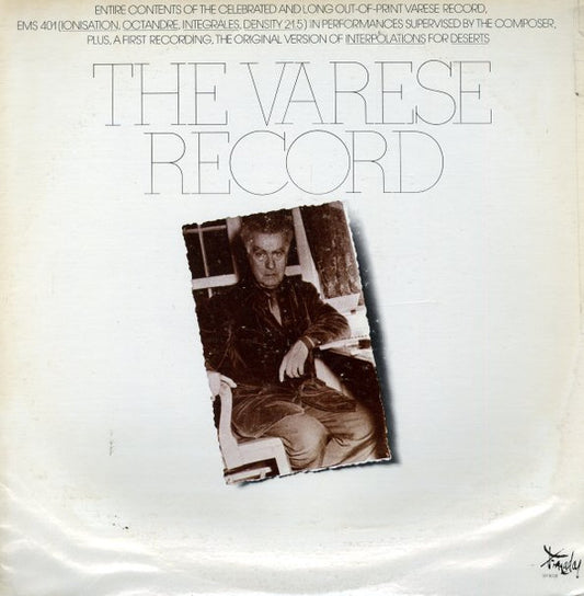Edgard Varese - The Varese Record LP