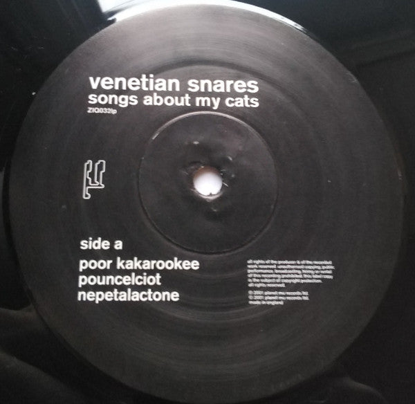 Venetian Snares - Songs About My Cats 12"
