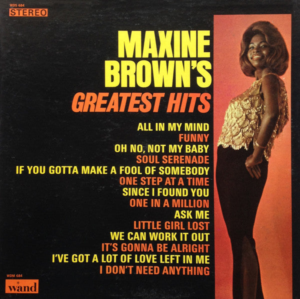 Maxine Brown – Maxine Brown's Greatest Hits LP