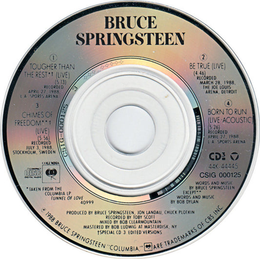 Bruce Springsteen – Live - Chimes Of Freedom Mini CD