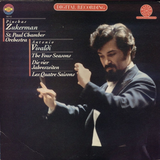 Pinchas Zukerman, St. Paul Chamber Orchestra, Antonio Vivaldi – The Four Seasons - Die Vier Jahreszeiten - Les Quatre Saisons LP