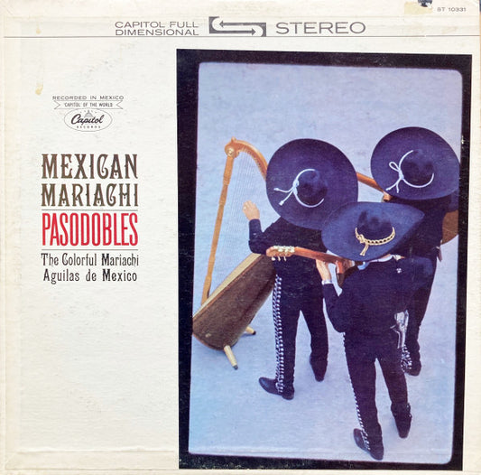 The Colorful Mariachi Aguilas De Mexico – Mexican Mariachi Pasodobles LP