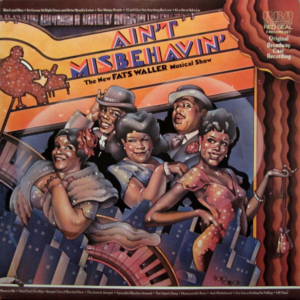 Ain't Misbehavin' Original Broadway Cast – Ain't Misbehavin': The New Fats Waller Musical Show 2LP