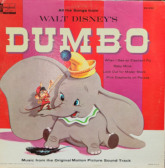 Ned Washington, Frank Churchill And Oliver Wallace – Walt Disney's Dumbo LP