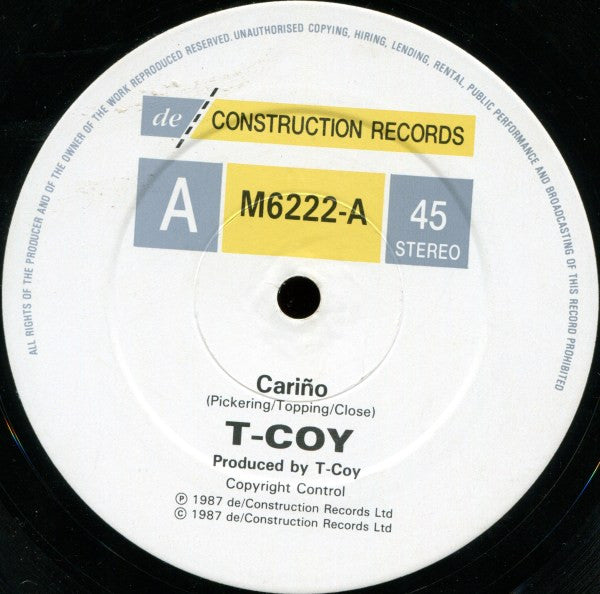 T-Coy ‎– Cariño 12"