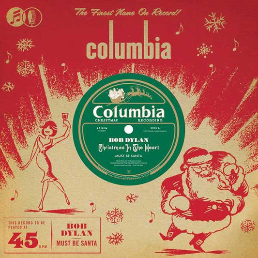 Bob Dylan – Must Be Santa (Red Translucent, Promo) 7"