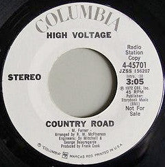 High Voltage – Country Road (Promo) 7"