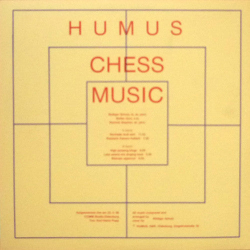 Humus – Chess Music LP