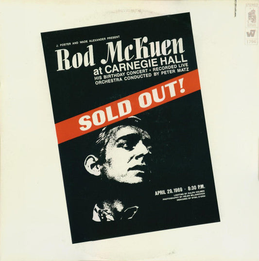 Rod McKuen – At Carnegie Hall 2LP