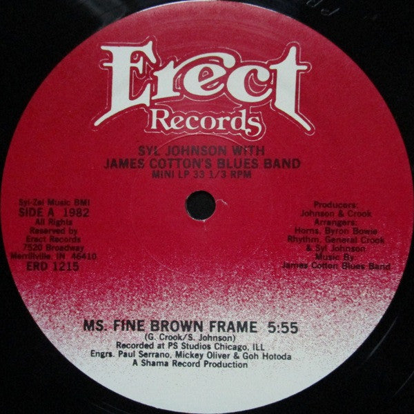 Syl Johnson w/ James Cotton's Blues Band - Ms. Fine Brown Frame 12"
