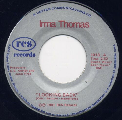 Irma Thomas - Looking Back 7"