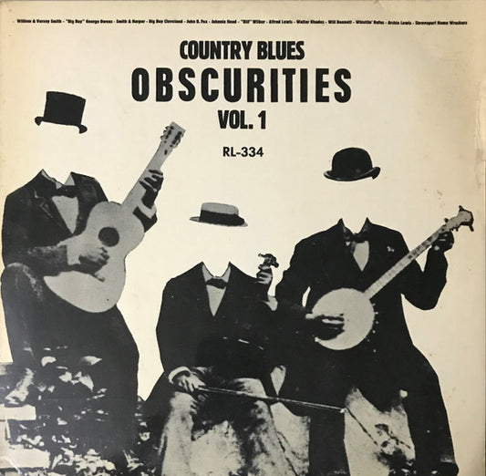 Various – Country Blues Obscurities Vol. 1 LP