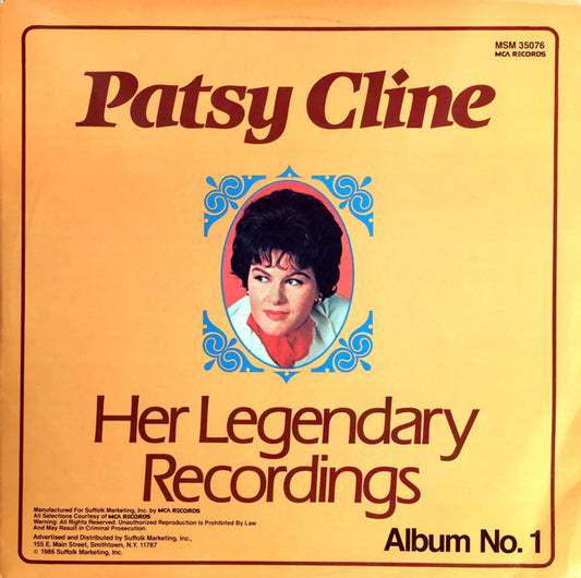 Patsy Cline – Her Legendary Recordings (No 1) LP