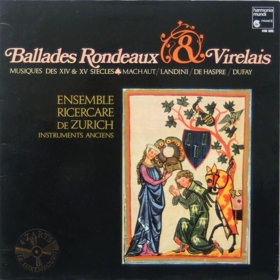 Ensemble Ricercare De Zurich – Ballades Rondeaux & Virelais LP