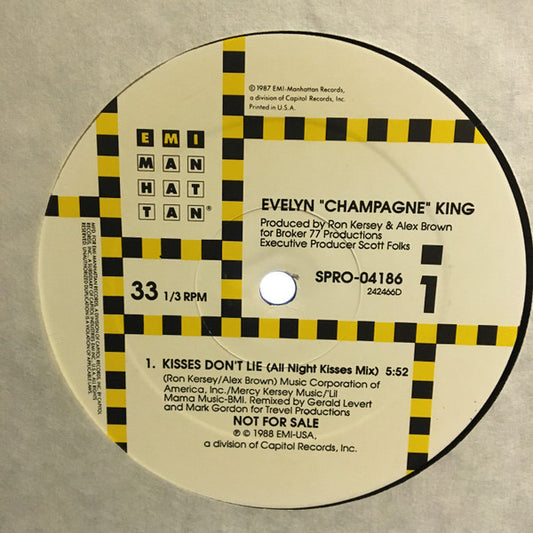 Evelyn "Champagne" King – Kisses Don't Lie 12"