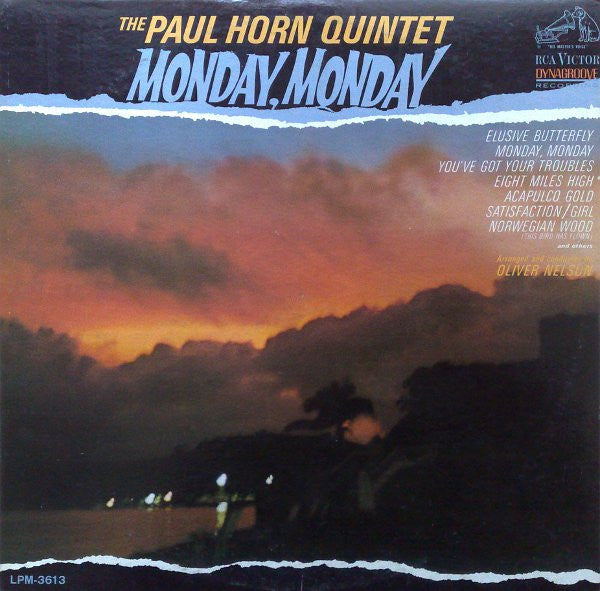 Paul Horn Quintet – Monday, Monday LP