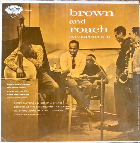 Clifford Brown/Max Roach - Brown and Roach Incorporated LP