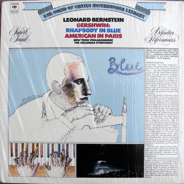 Gershwin, Leonard Bernstein, New York Philharmonic, The Columbia Symphony – Rhapsody In Blue / An American In Paris LP