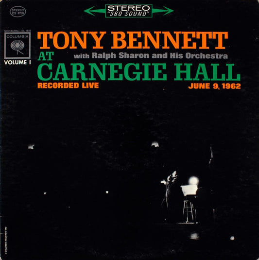 Tony Bennett - At Carnegie Hall, June 9th 1962 LP