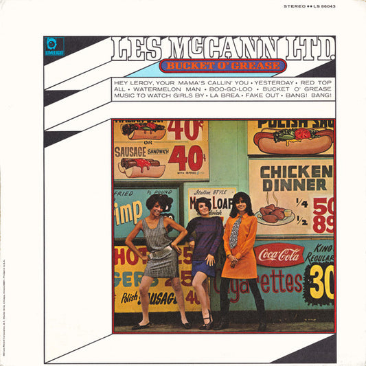 Les McCann - Bucket O' Grease LP