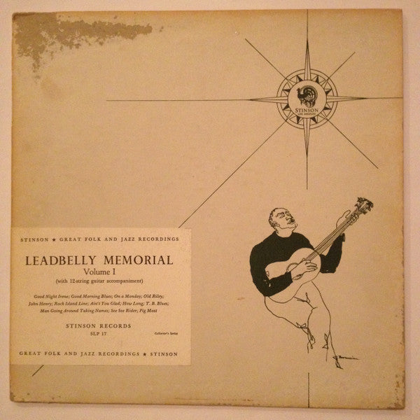Leadbelly – Leadbelly Memorial: Volume I (1st Press Red Vinyl) LP
