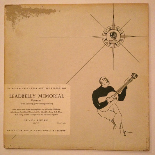 Leadbelly – Leadbelly Memorial: Volume I (1st Press Red Vinyl) LP