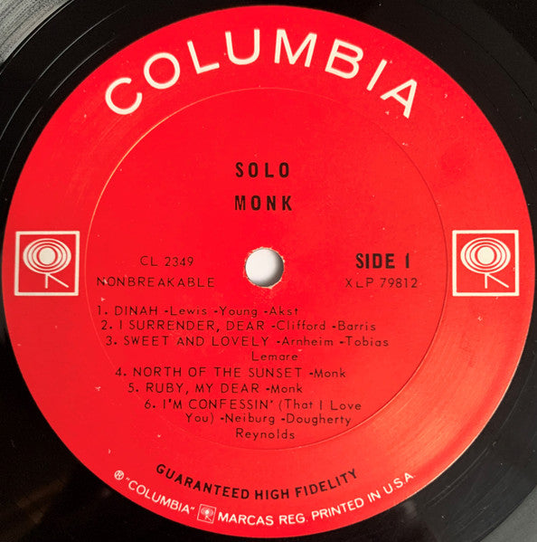 Thelonious Monk – Solo Monk LP