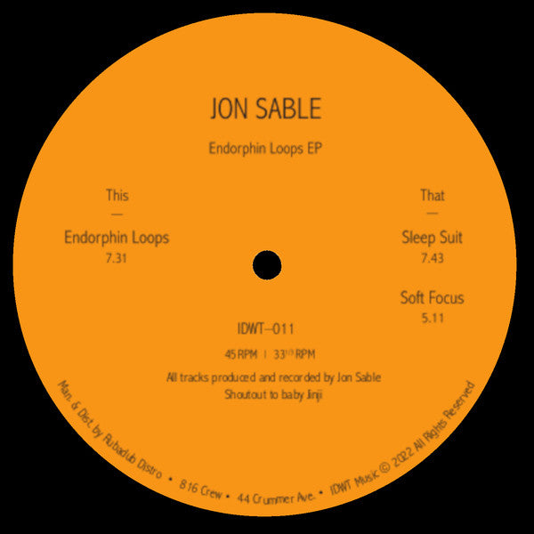 Jon Sable – Endorphin Loops EP