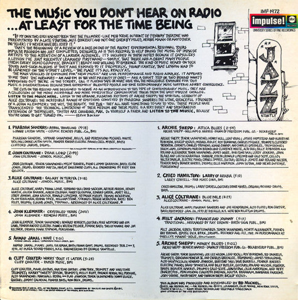 Various – Irrepressible Impulses LP