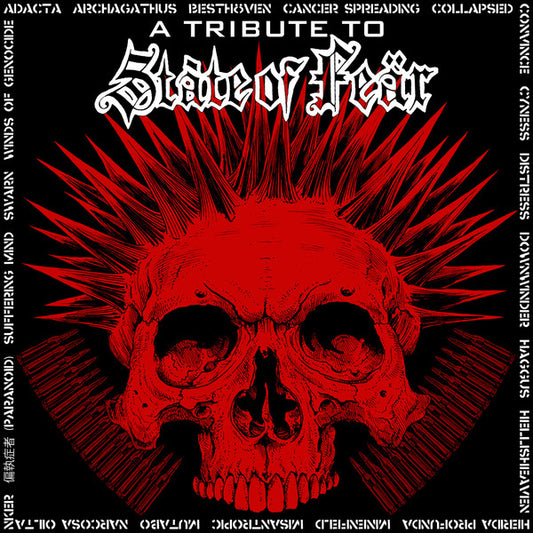 Various ‎– A Tribute To State Of Fear (Red w/ Black Splatter) LP