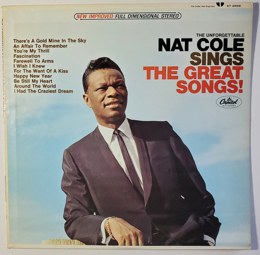Nat Cole – The Unforgettable Nat Cole Sings The Great Songs! LP