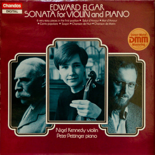 Edward Elgar, Nigel Kennedy, Peter Pettinger – Sonata For Violin And Piano LP