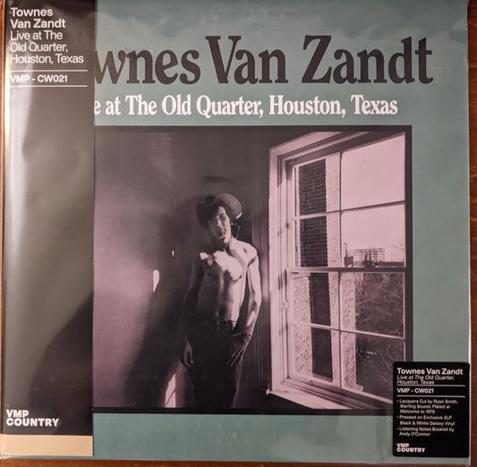 Townes Van Zandt - Live At The Old Quarter Houston 1979 (VMP Black & White Galaxy vinyl) LP