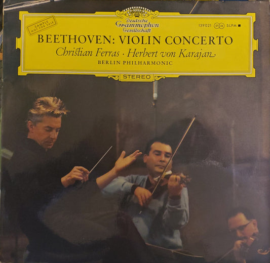 Beethoven, Christian Ferras, Herbert von Karajan, Berliner Philharmoniker – Violin Concerto LP