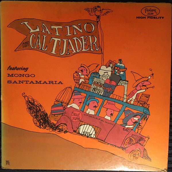 Cal Tjader Ft. Mongo Santamaria – Latino Con Cal Tjader (1962 red vinyl) LP